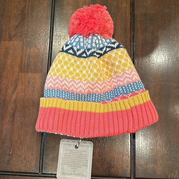 NWT Matilda Jane Girls Pom Pom Beanie - Picture 5 of 5